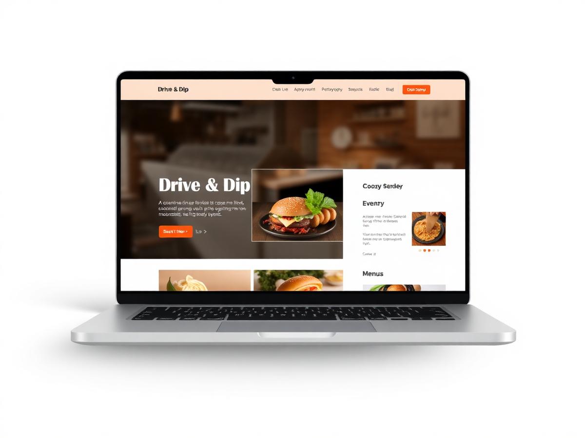 Drive & Dip website screenshot